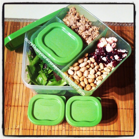 REVIEW} Part Deux! Rubbermaid Lunch Blox Salad Kit - More Than